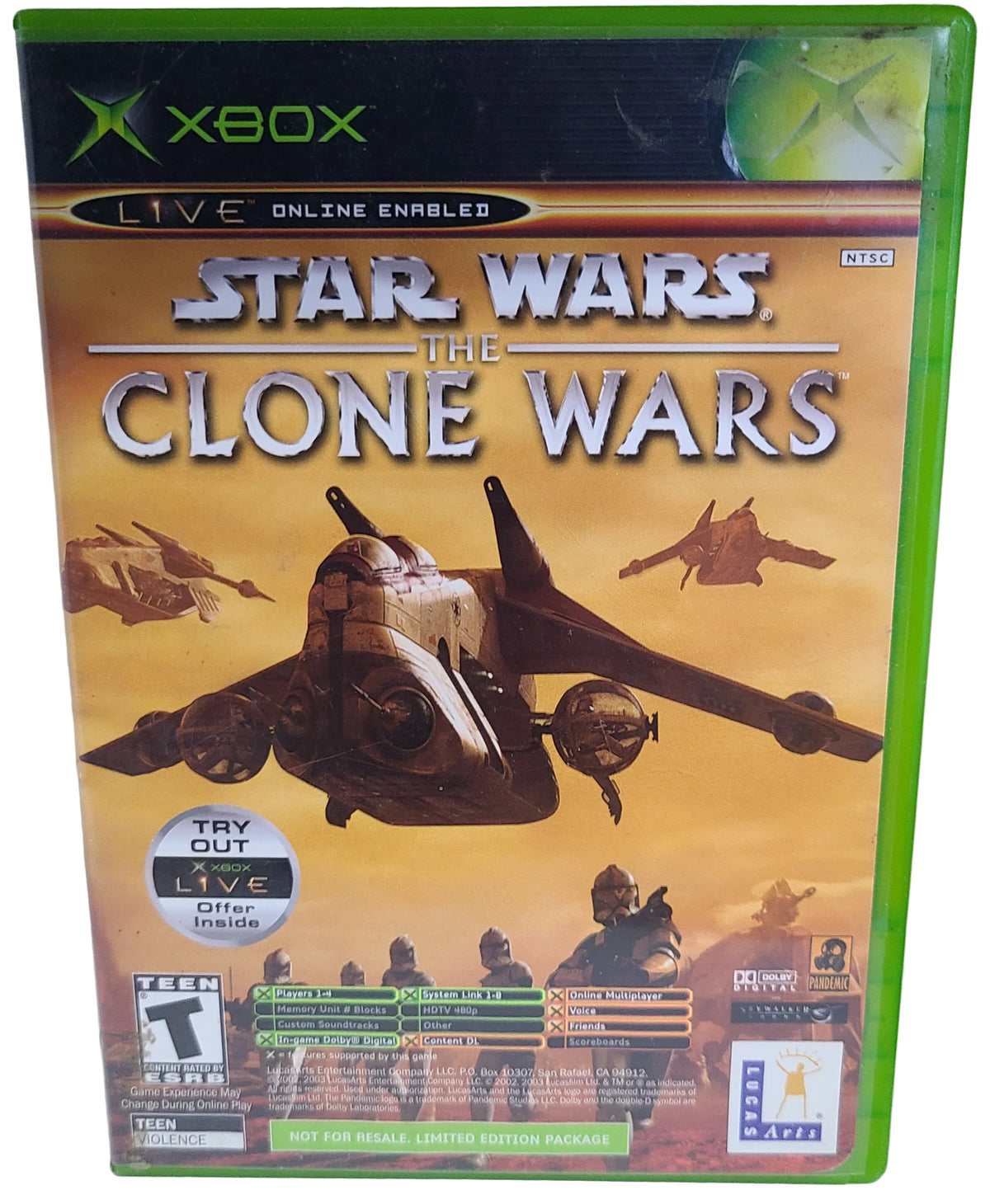 Star Wars The Clone Wars / Tetris Worlds Xbox