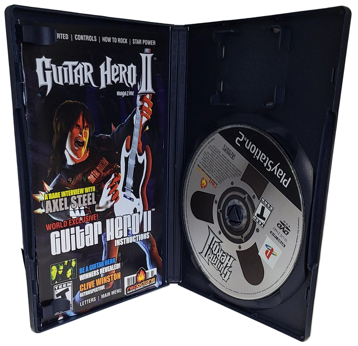 Guitar Hero 3 Disc set GH 1, GH 2, GH Encore Rocks the 80's Playstation 2 PS2