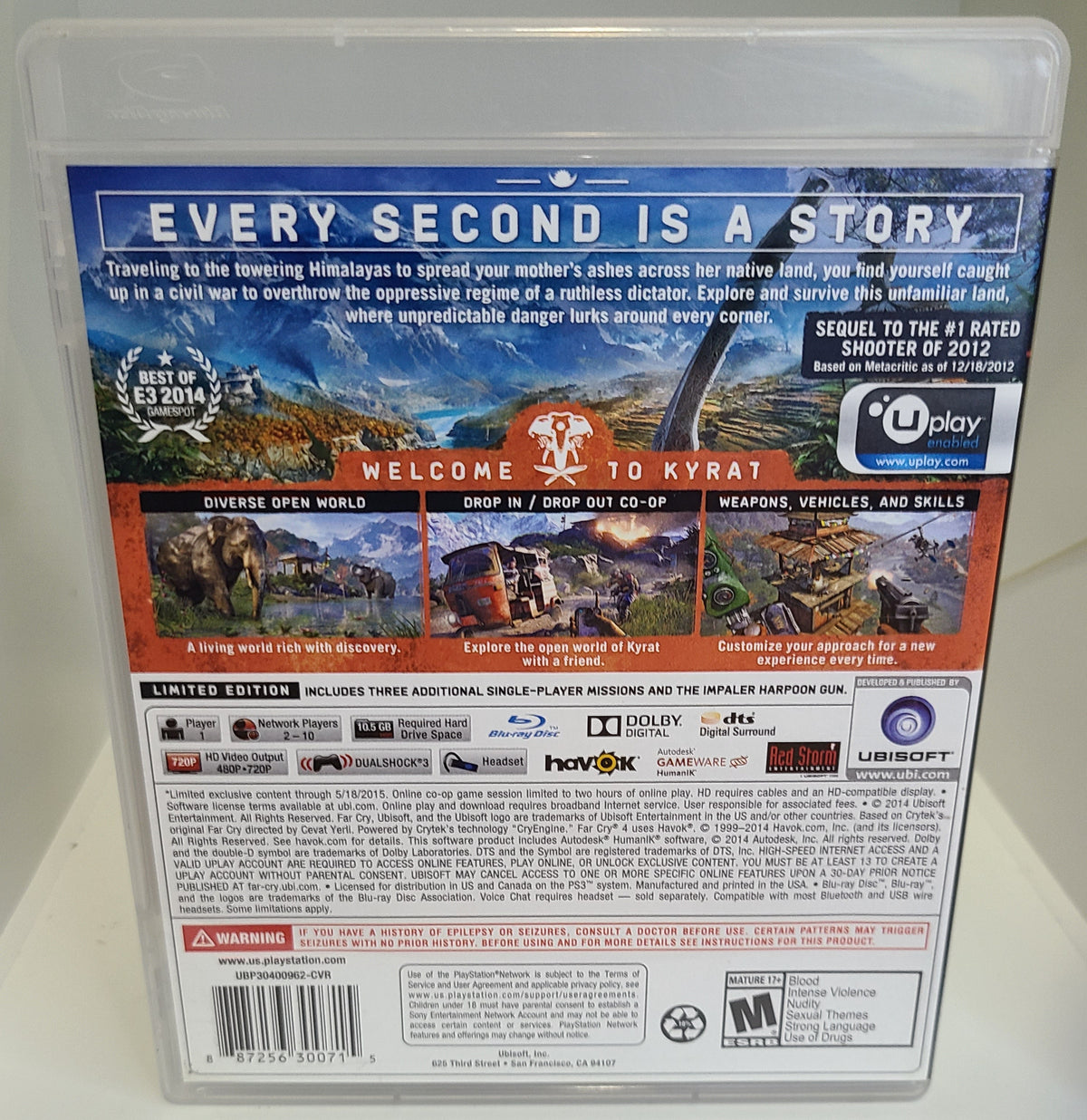 Farcry 4 Limited Edition Playstation 3 PS3