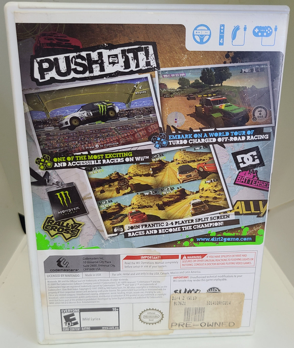Dirt 2 Wii