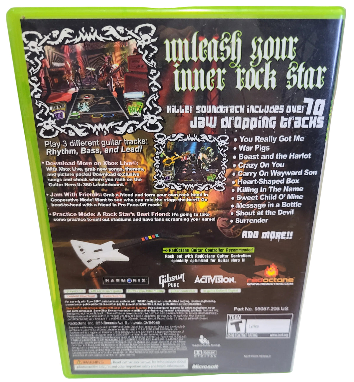 Guitar hero II Xbox 360