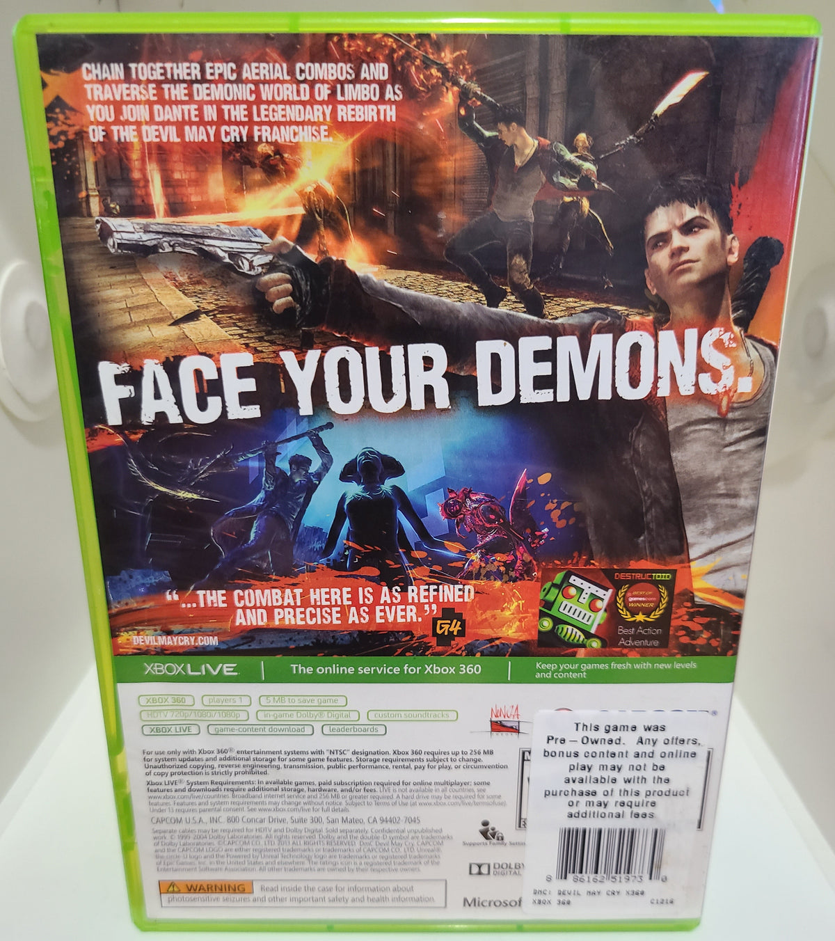 Devil May Cry Xbox 360