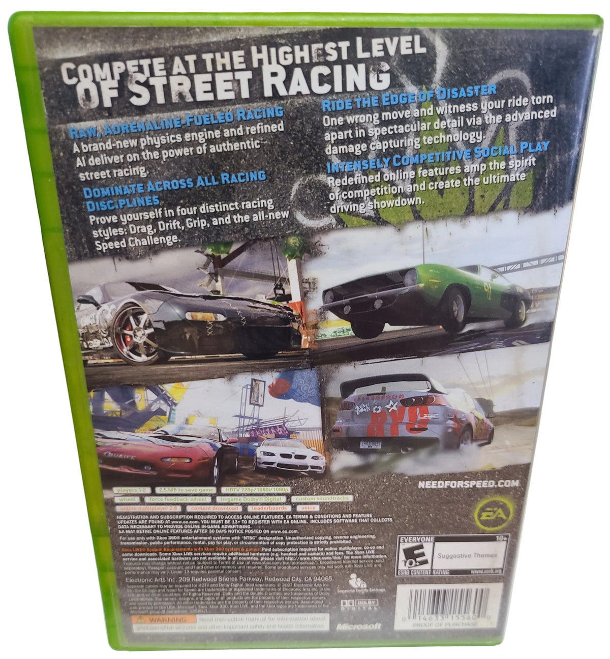 Need for Speed Pro Street Xbox 360