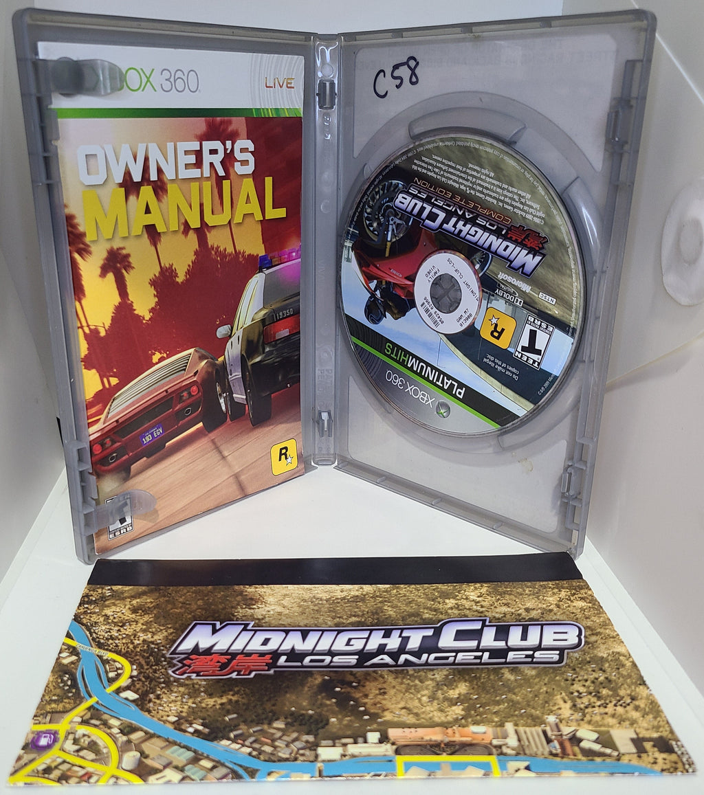 Midnight Club Los Angeles Complete Edition Xbox 360