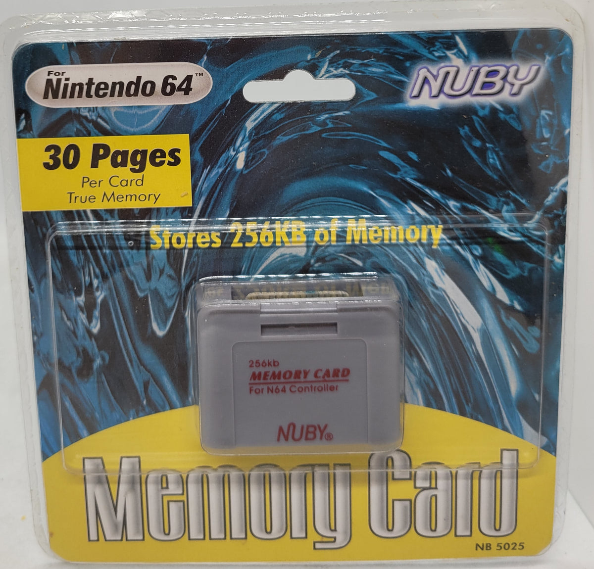 Nuby Memory Card For Nintendo 64 N64 256KB