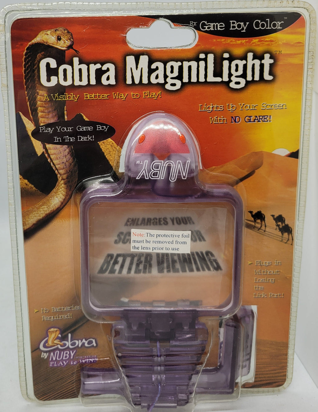Nuby Vintage 2000 Cobra Magnilight GBC Game Boy Color