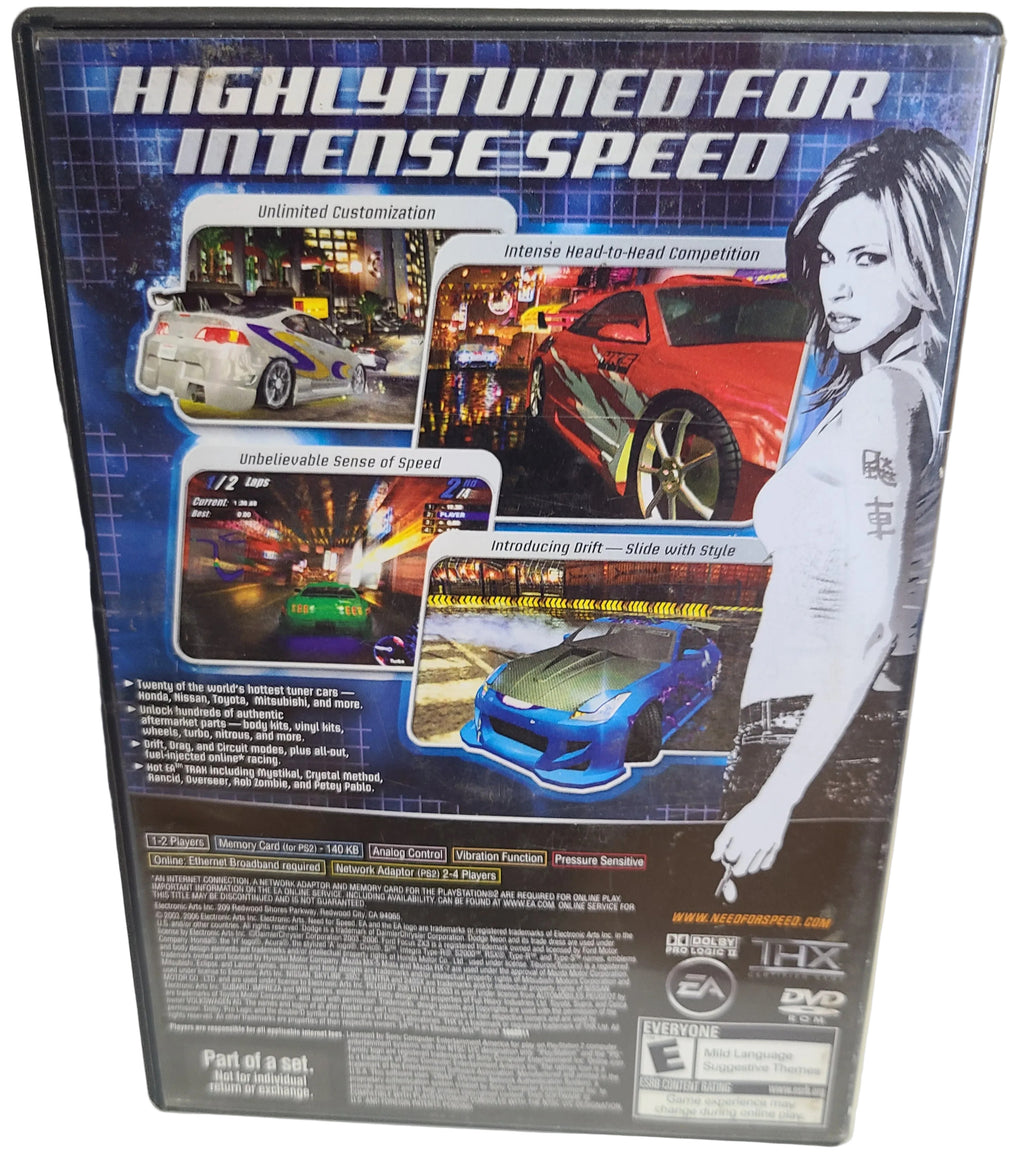 Need For Speed Underground Playstation 2 PS2