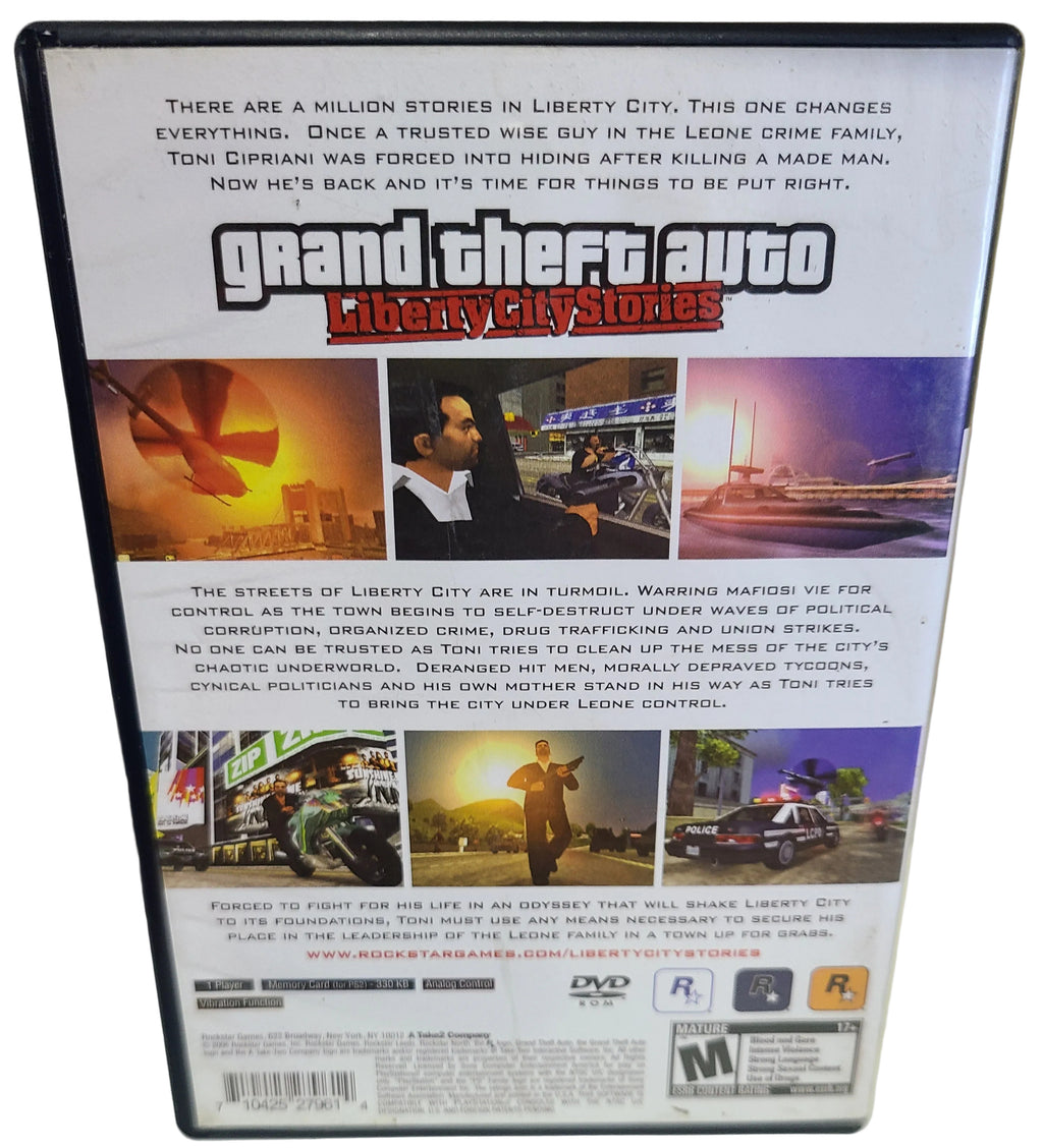 Grand Theft Auto Liberty City Stories Playstation 2 PS2