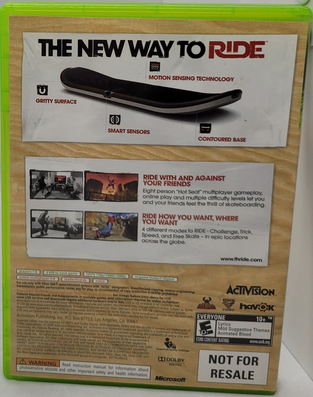 Tony Hawk: Ride (Xbox 360)