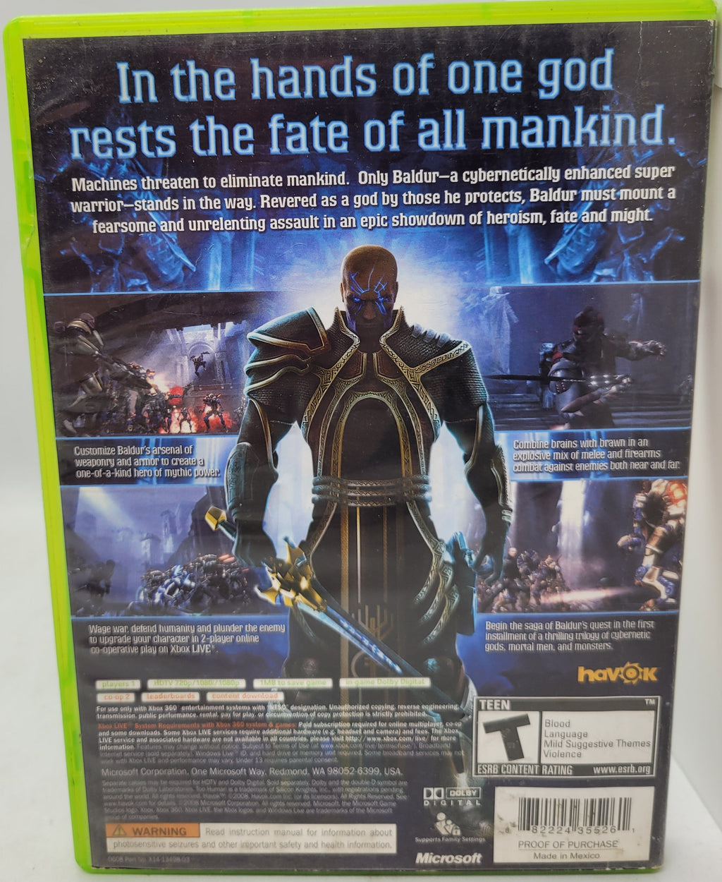 Too Human (Xbox 360)