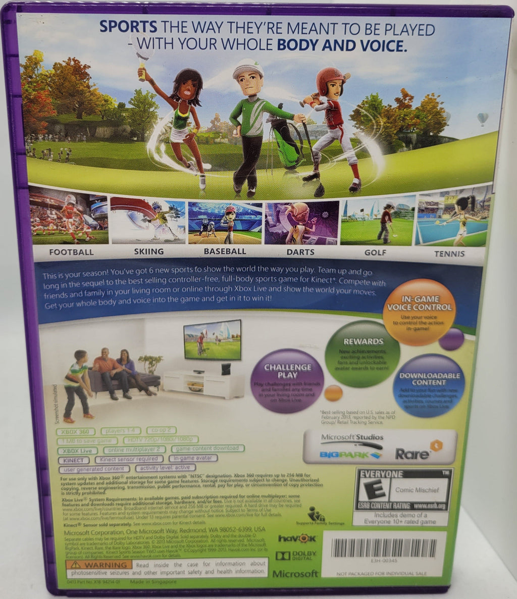 Kinect Sports: Season Two (Xbox 360)