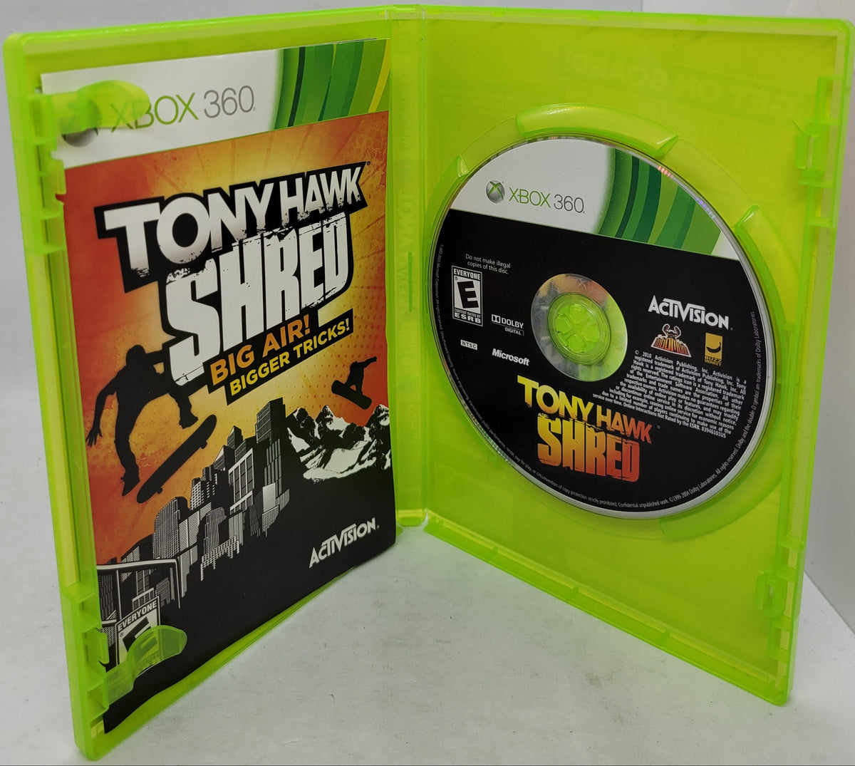 Tony Hawk Shred Big Air! Xbox 360
