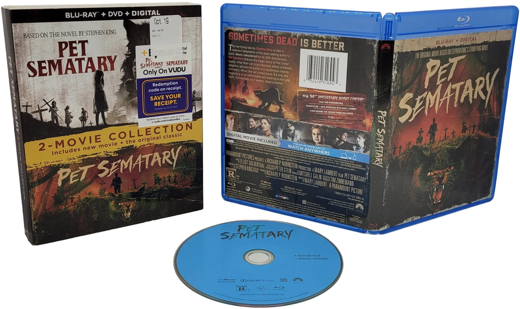 Pet Sematary The New & The original Classic Blu-ray