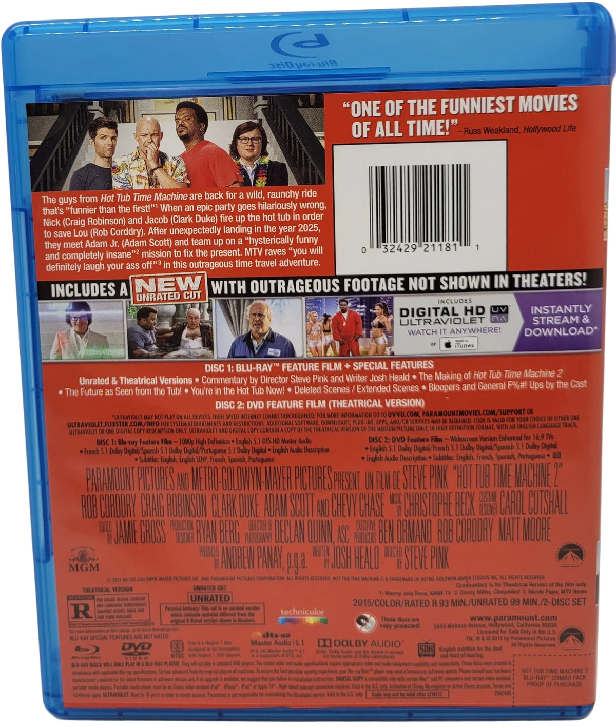 Hot TubTime Machine 2 Blu-ray