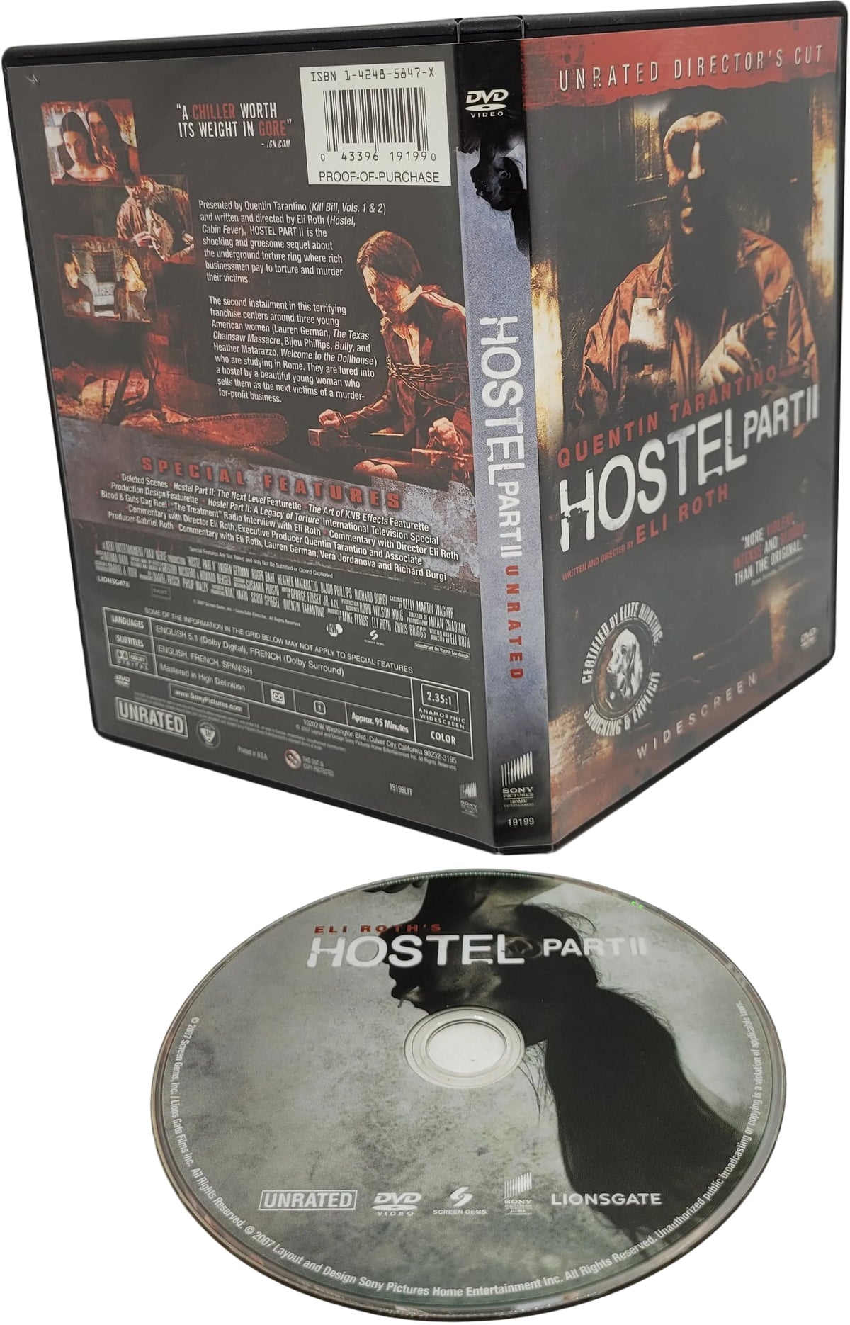 Hostel Part II Unrated DVD