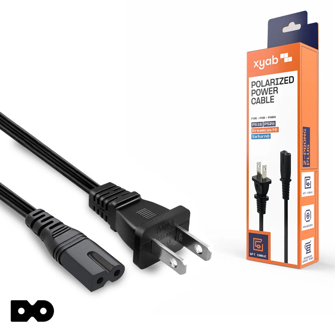 2 Prong Power Cable