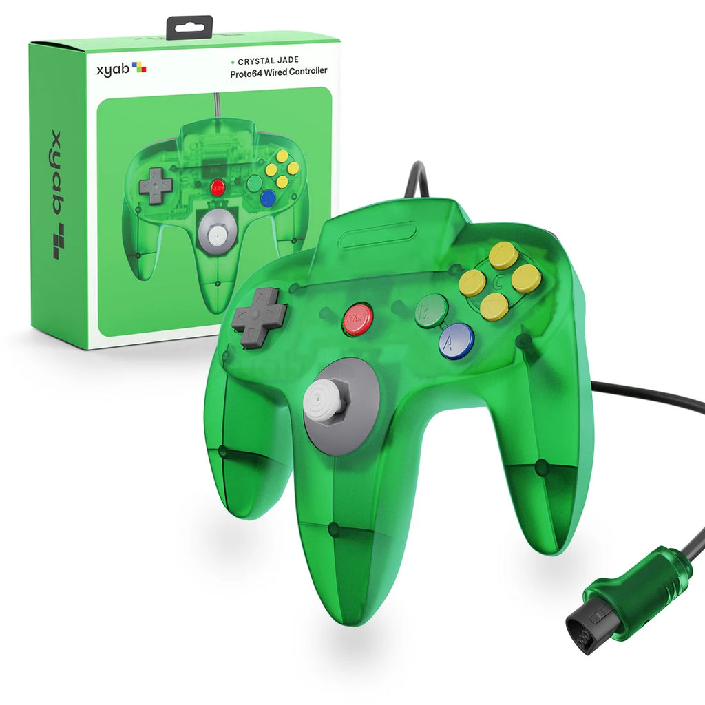 Proto64 N64 Controller Clear Green