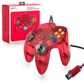 Proto64 N64 Controller Clear Red
