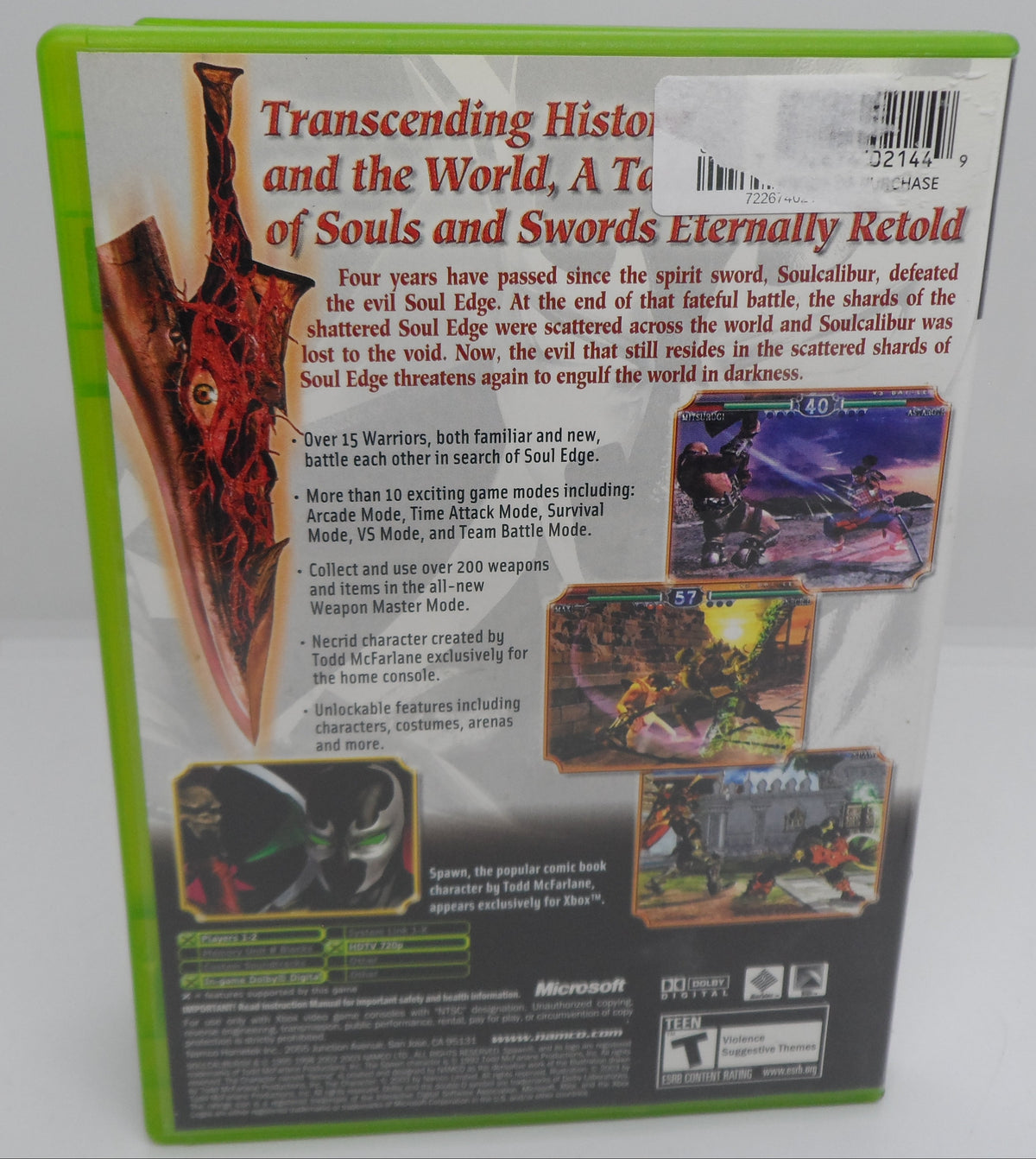 Soul Calibur II OG XBOX