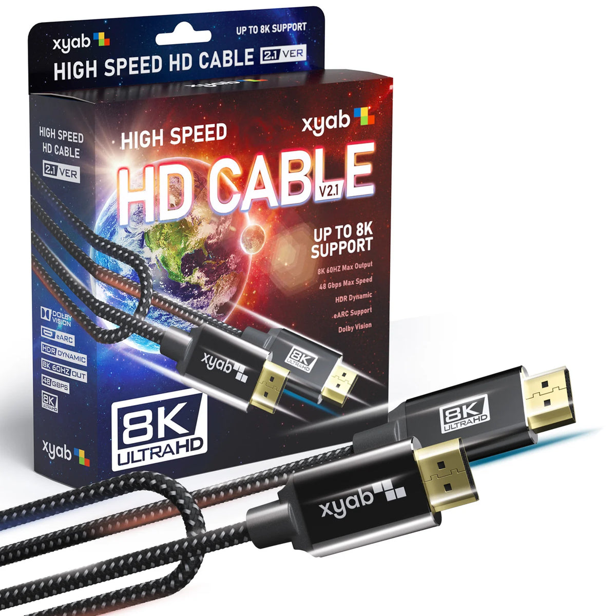 8K UHD High Speed HDMI 2.1 Cable
