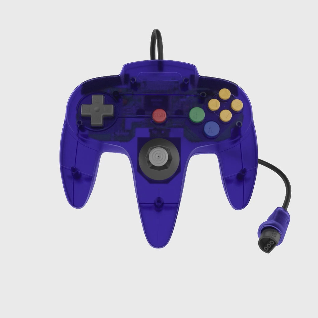 Proto64 N64 Controller Clear Purple