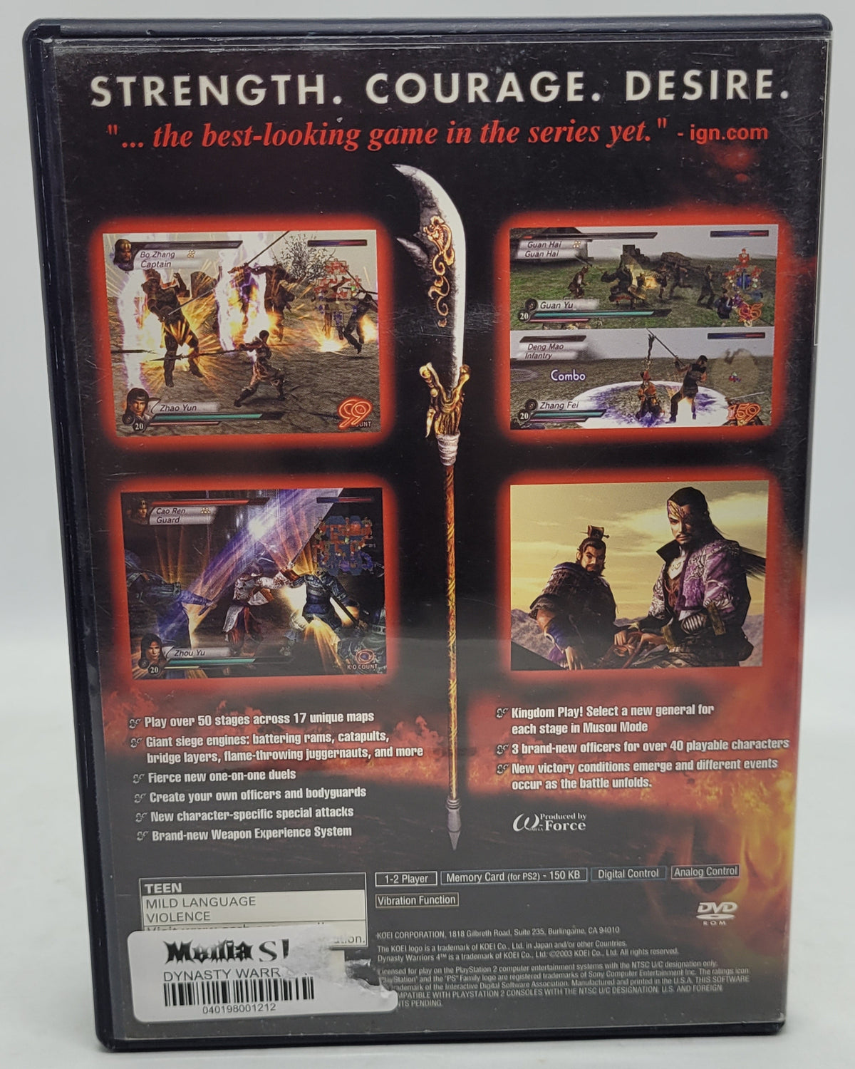 Dynasty Warriors PS2