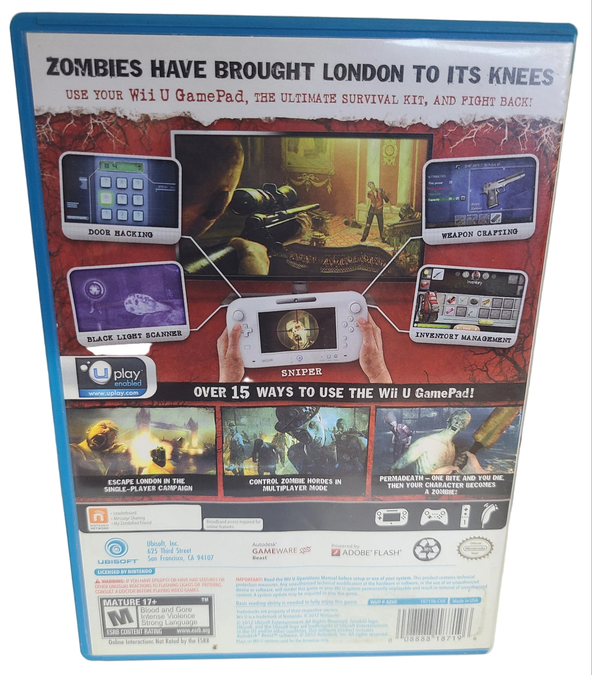 Zombie U Wii U