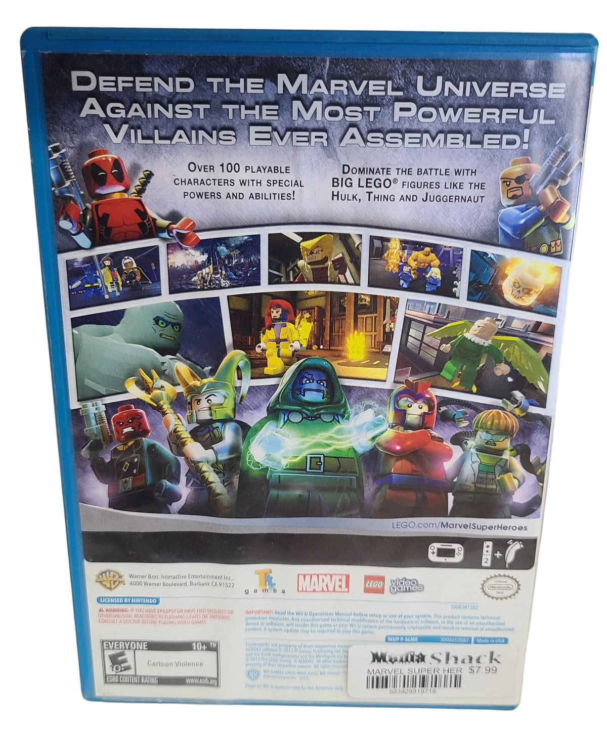 Lego Marvel Super Heroes Wii U