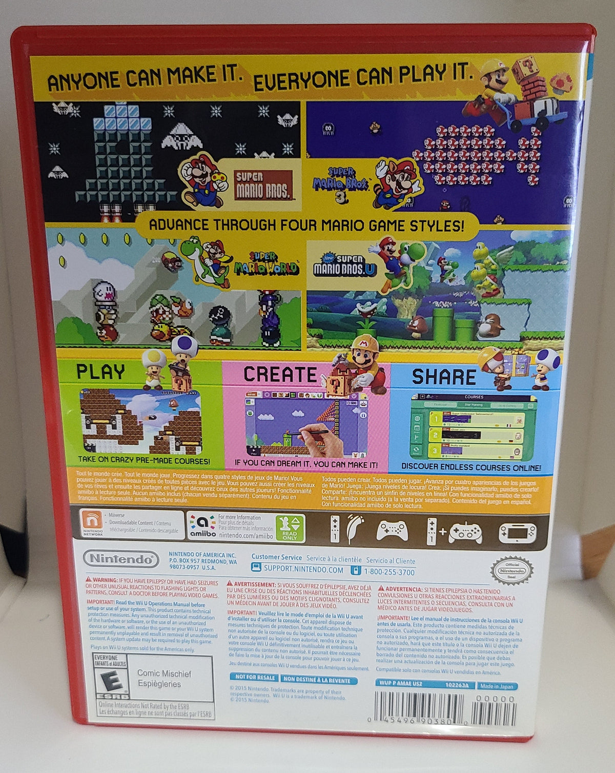 Super Mario Maker Wii U