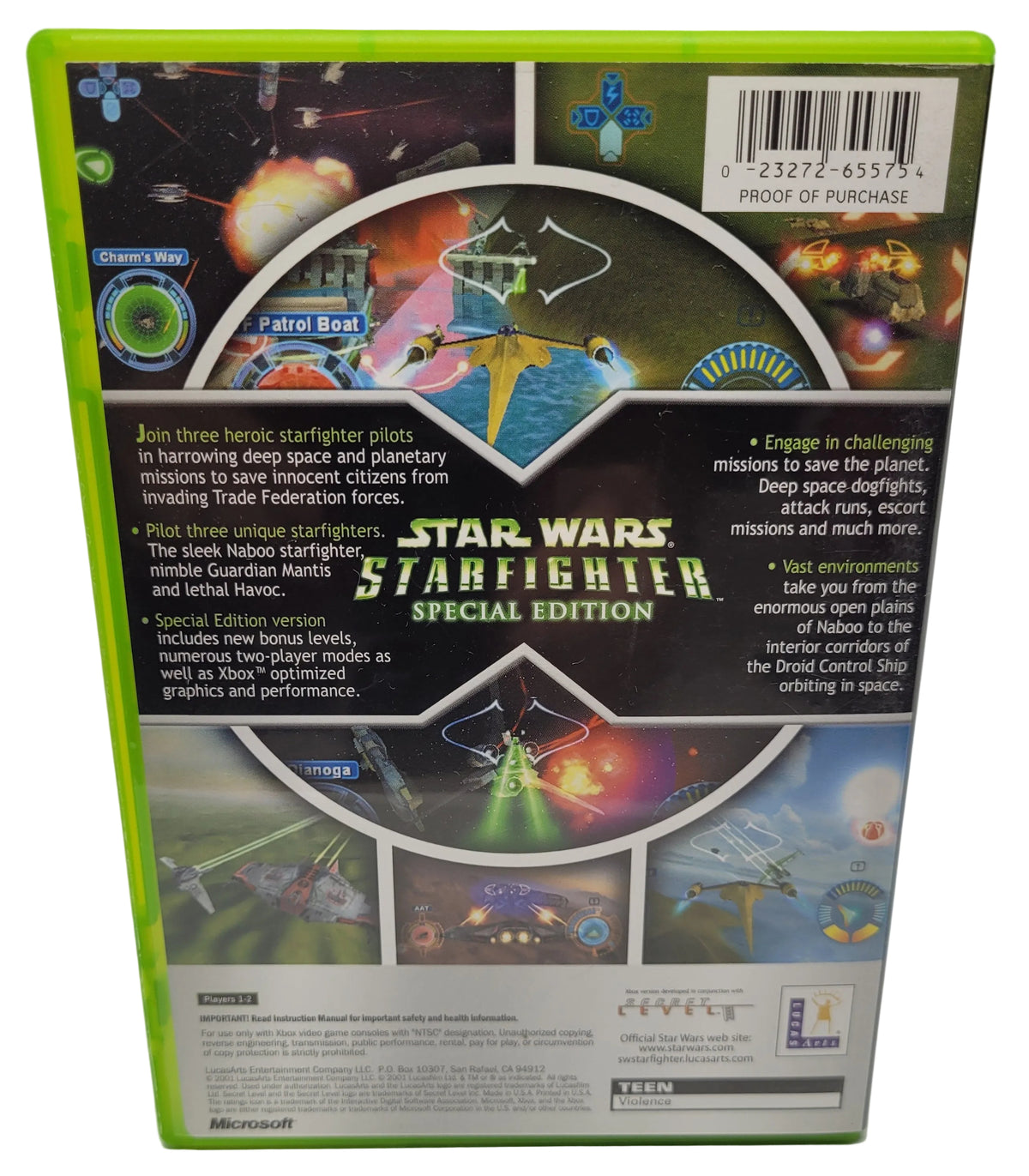 Star Wars Starfighter Special Edition OG XBOX