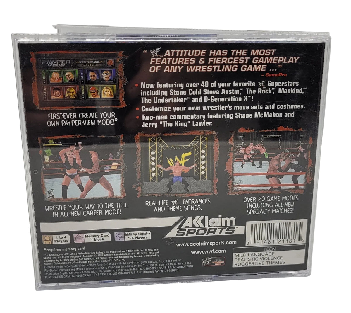 WWF Attitude Get It PS1