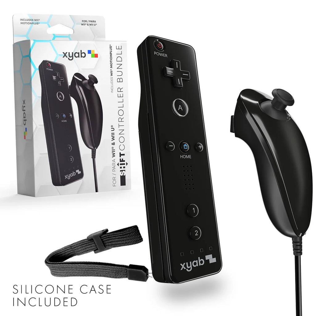 Wii Controller / Nunchuk Bundle (Black)