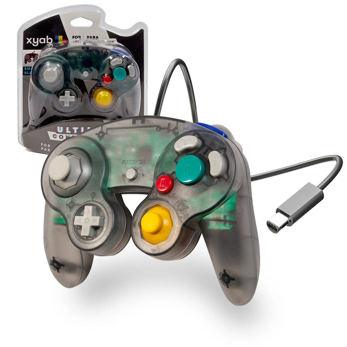 Gamecube Wired Controller Smoke Black